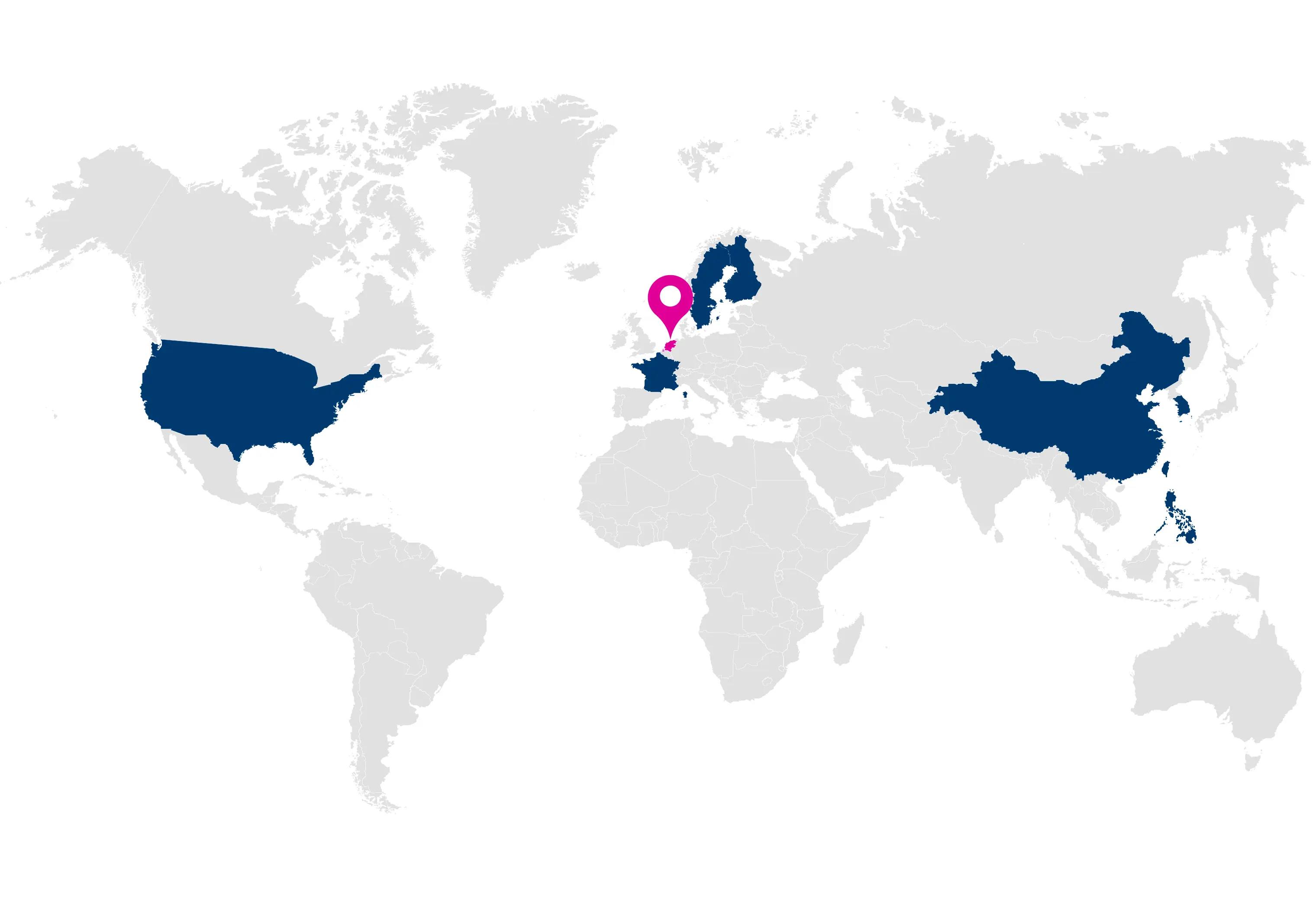 Ampleon locations map